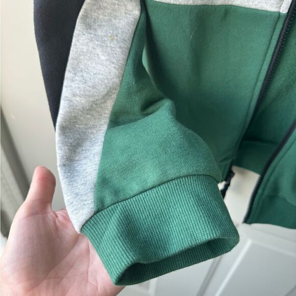 LEGO x Target Men’s Track Jacket Sz M Green Full Zip Fleece NWT Thermal - Picture 3 of 8